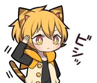 😹 emoji Tiger Kitten 3 @bistic Telegram sticker 14 of 40