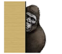 😶 emoji Gorilla gorilla @stickerscar Telegram sticker 7 of 40