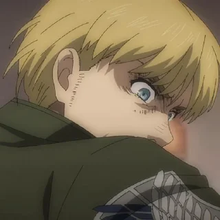 😒 emoji Armin arlert Telegram sticker 21 of 25