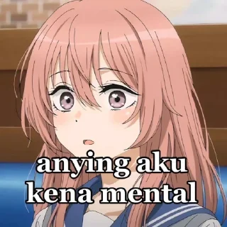 😩 emoji animemek kok;) Telegram sticker 2 of 10