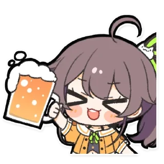 🍺 emoji matsuri Telegram sticker 6 of 78