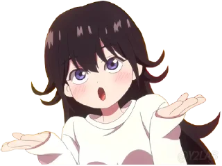🤷‍♀️ emoji The Girl Downstairs @Y2LAB Telegram sticker 23 of 47