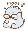 😔 emoji Tonton Friends @bistic Telegram sticker 10 of 24