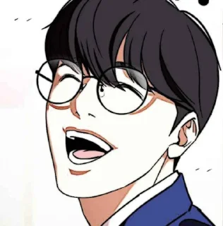👓 emoji Yoojin by @lookismdaniels Telegram sticker 16 of 40