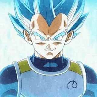 🐐 emoji Vegeta @AnimeStickers999 Telegram sticker 2 of 26