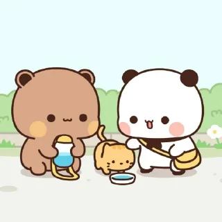 💫 emoji @Stikergemoyyyook Chibi Couple Telegram sticker 18 of 18