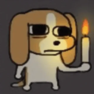 🕯️ emoji 比格多栋 更多贴纸 @riridoafflinks Telegram sticker 6 of 104