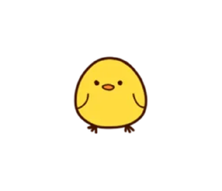 Sticker from Cheerful Chick | @cutestickers4you