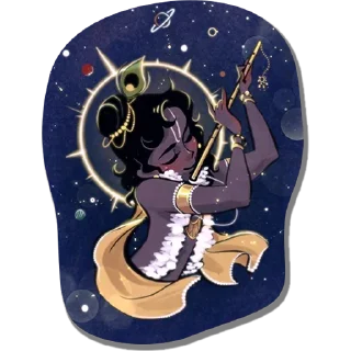 🕉️ emoji Hare Krishna ❤️ @HinduStickers_HinduStuff Telegram sticker 7 of 10