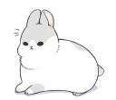😗 emoji Machiko rabbit(winter) Telegram sticker 18 of 41