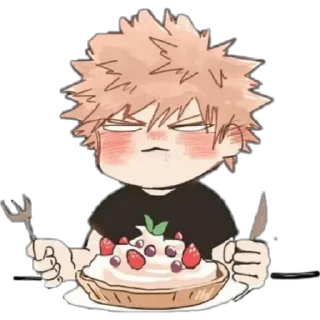 Sticker from bakugou @animestickerchannel