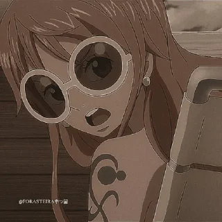 🕰 emoji Nami - Vintage Telegram sticker 16 of 24