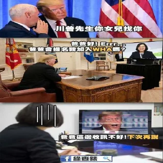 Sticker from 无脑反华反共精神分裂