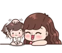 😄 emoji BOOBIB CUTE COUPLE part 2 @emmastickers Telegram sticker 10 of 120