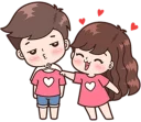 Sticker from BOOBIB CUTE COUPLE part 2 @emmastickers