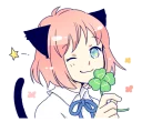 🍀 emoji ねこみみっこネココ3 Telegram sticker 17 of 40