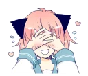 🙈 emoji ねこみみっこネココ3 Telegram sticker 12 of 40