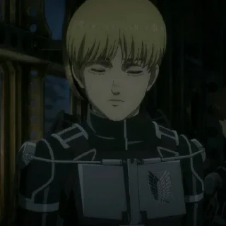 ⚔ emoji Armin Arlert @nekostickerr Telegram sticker 16 of 50