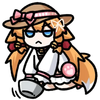 🍔 emoji 橘色列巴7 @zhaxia_cn Telegram sticker 14 of 78