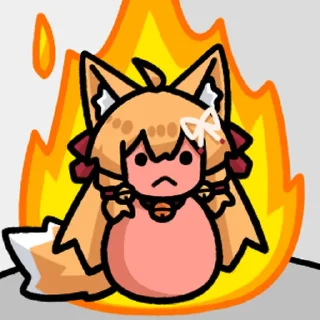 😰 emoji 橘色列巴7 @zhaxia_cn Telegram sticker 21 of 78