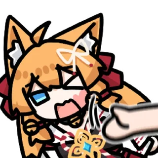 👊 emoji 橘色列巴7 @zhaxia_cn Telegram sticker 22 of 78
