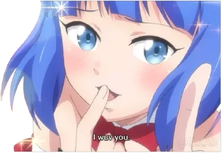 😘 emoji @Y2LAB Level 1 dakedo Unique Skill de Saikyou desu Telegram sticker 15 of 25