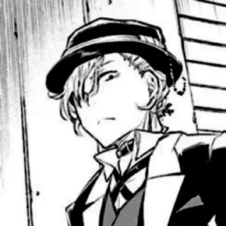 Sticker from દ⁠ Chuuya Nakahara [ Manga ]; @A5I58