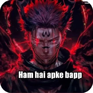 🖼 emoji Sukuna the mummy bazz (@sanataniajay) Telegram sticker 7 of 44