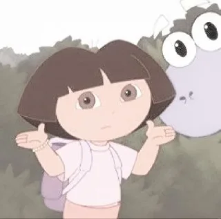 💗 emoji — ᵕ̈ 🍒 dora the explorer @A2DFONT Telegram sticker 15 of 30