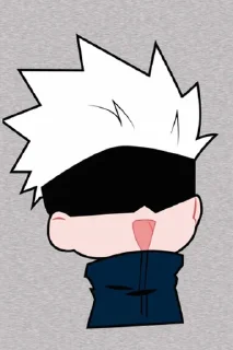 🎃 emoji Gojo Satoru @stikerzky Telegram sticker 5 of 30