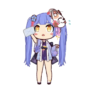 😋 emoji 阿梓从小就很可爱 Telegram sticker 1 of 20