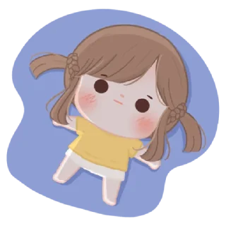 🥺 emoji ⋆ Chubby Girl ࿈ @petiteyeux ♡% Telegram sticker 21 of 32