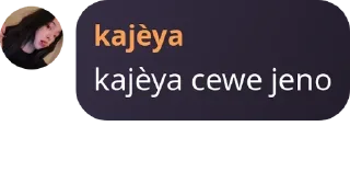 🗿 emoji kajèya cewe jeno Telegram sticker 2 of 13