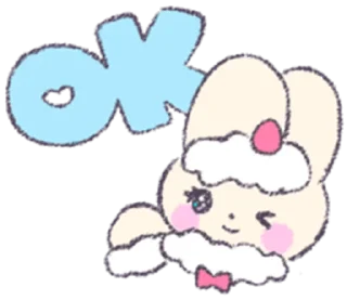 Sticker from berry cake bunny | @cutestickers4you