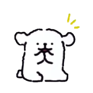🐶 emoji 可爱修勾 Telegram sticker 6 of 42
