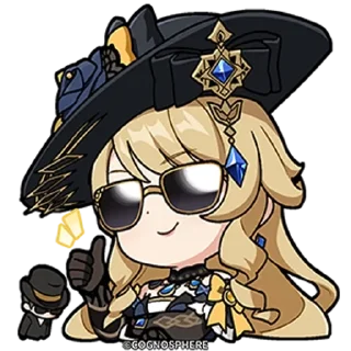🕶️ emoji Genshin Emotes Telegram sticker 21 of 45