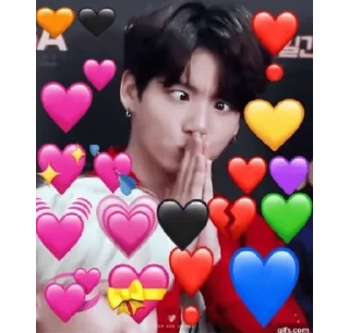 🐰 emoji BTS Love (@bangtanwallpaperr) Telegram sticker 23 of 33