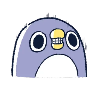 😬 emoji 胖企鵝的內心話3 Telegram sticker 15 of 40