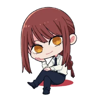 🤍 emoji Chainsaw Man 🤍 @TengenSama 🤍 @A_s_t_a_Staria Telegram sticker 20 of 38
