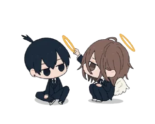 🤍 emoji Chainsaw Man 🤍 @TengenSama 🤍 @A_s_t_a_Staria Telegram sticker 12 of 38