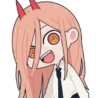 🤍 emoji Chainsaw Man 🤍 @TengenSama 🤍 @A_s_t_a_Staria Telegram sticker 7 of 38