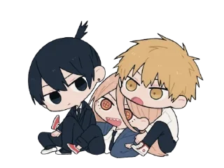 🤍 emoji Chainsaw Man 🤍 @TengenSama 🤍 @A_s_t_a_Staria Telegram sticker 10 of 38