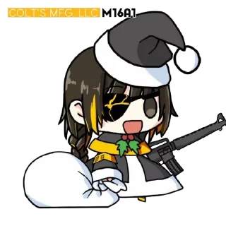 😀 Padoru GFL, sticker Telegram 6 sur 13