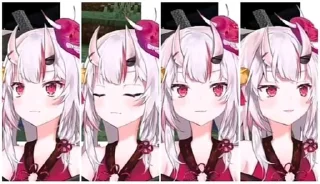😐 Nakiri Ayame @dwipaa11, Telegram sticker 15 of 64