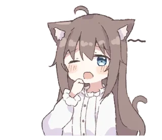 🫥 自用猫猫包 @kwai_tsing, Telegram sticker 17 of 25