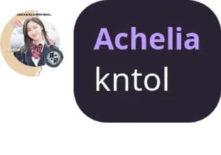 💗 Ketikan achel, стікер Telegram 9 з 31