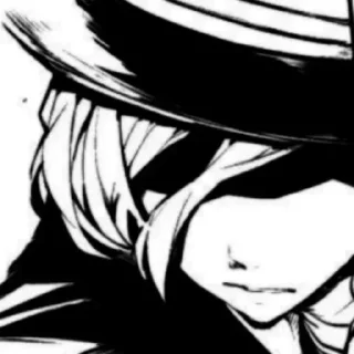 🍷 દ⁠ Chuuya Nakahara [ Manga ]; @A5I58, sticker Telegram 12 sur 108