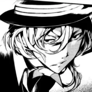 🍵 દ⁠ Chuuya Nakahara [ Manga ]; @A5I58, sticker Telegram 11 sur 108