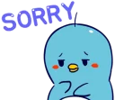😔 Little blue penguin - 'ALPENG' ver 3, Telegram sticker 19 of 25