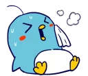 😥 Little blue penguin - 'ALPENG' ver 3, Telegram sticker 6 of 25